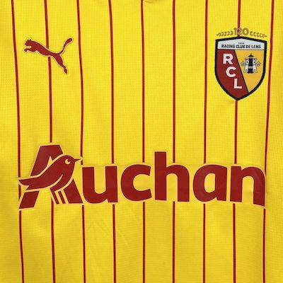 RC Lens maillot foot domicile 2025 2026