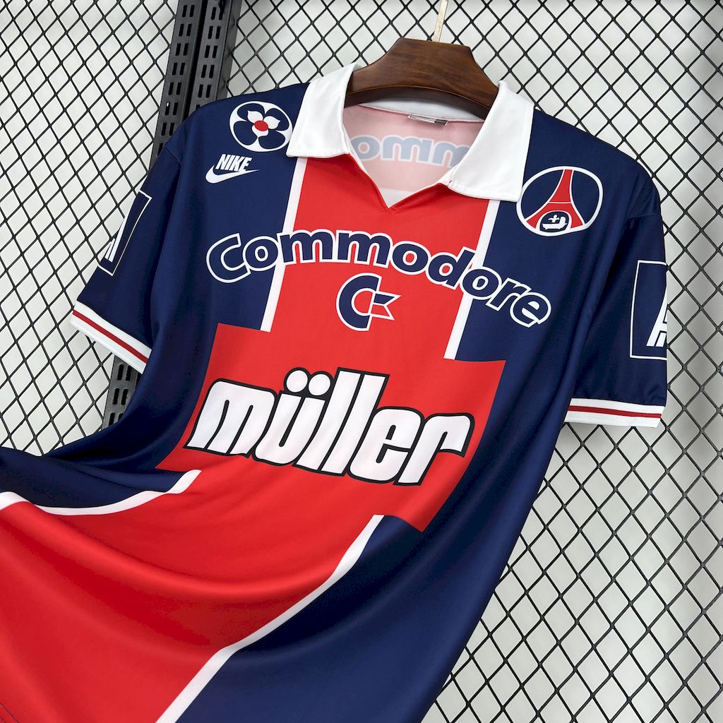 Paris Saint Germain  maillot foot 1991 1992 retro