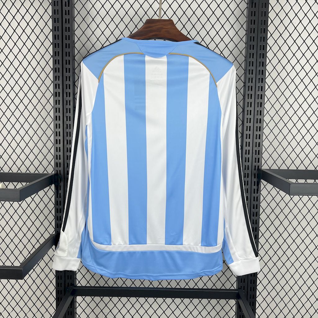 Argentine maillot foot Retro 2006 2007 Manches Longues
