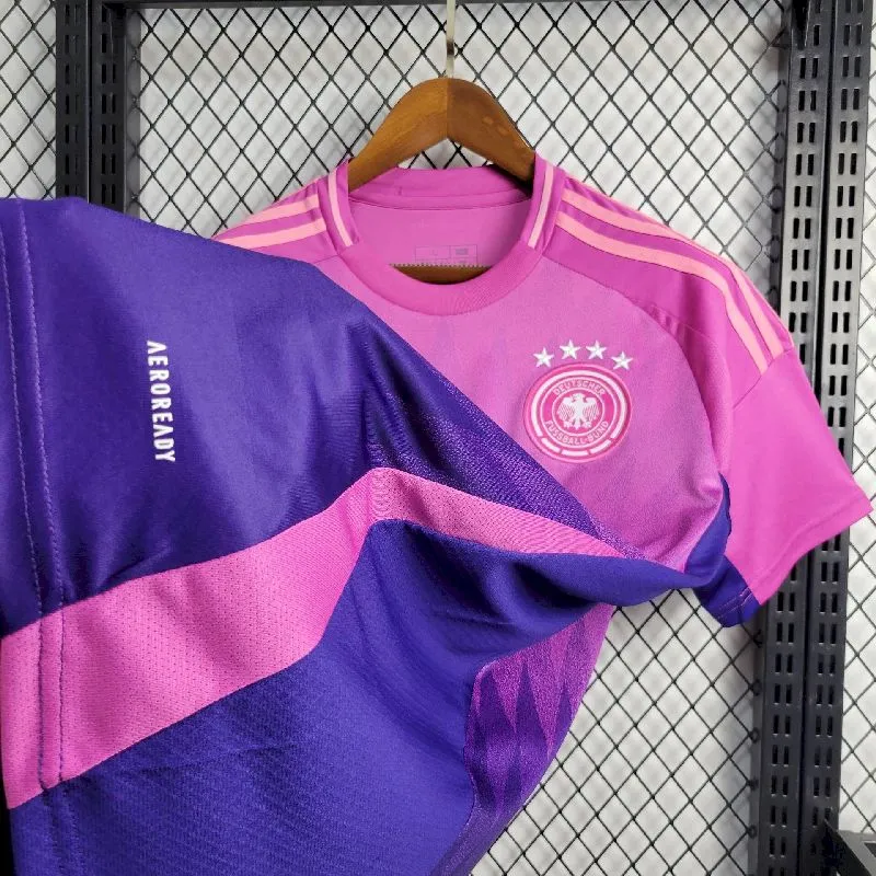 Allemagne maillot foot 2024 2025 Extérieur Rose Euro2024