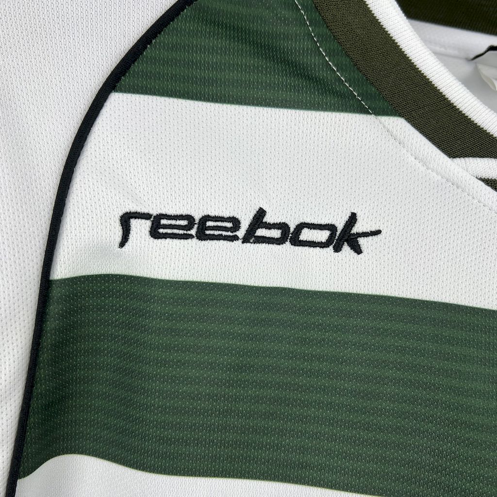 Sporting maillot foot Retro 2001 2003 Manches Longues
