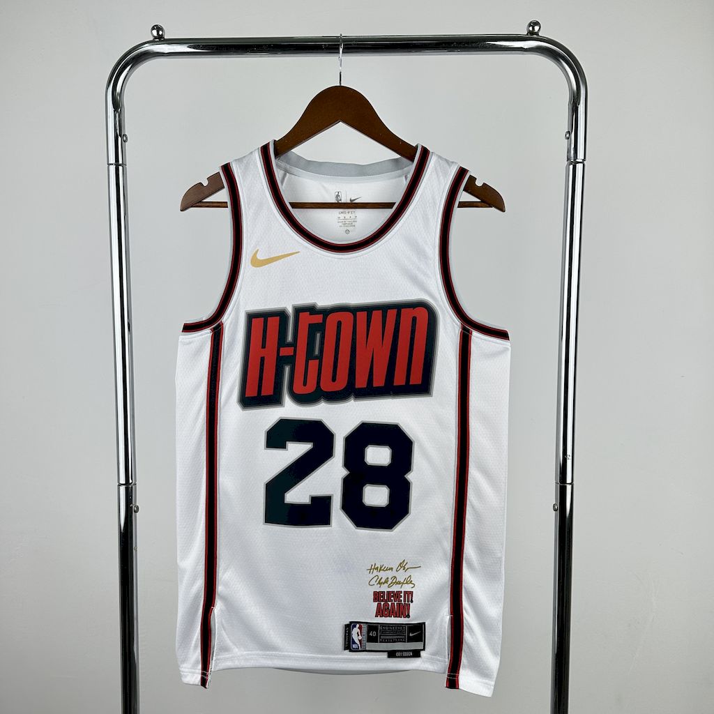 Maillot Houston Rockets 28 SENGUN NBA  Basket