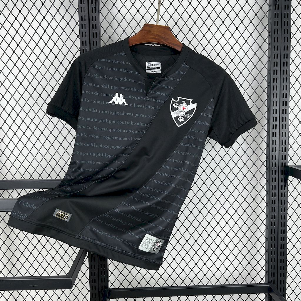 Vasco de Gama maillot foot noir 2024 2025