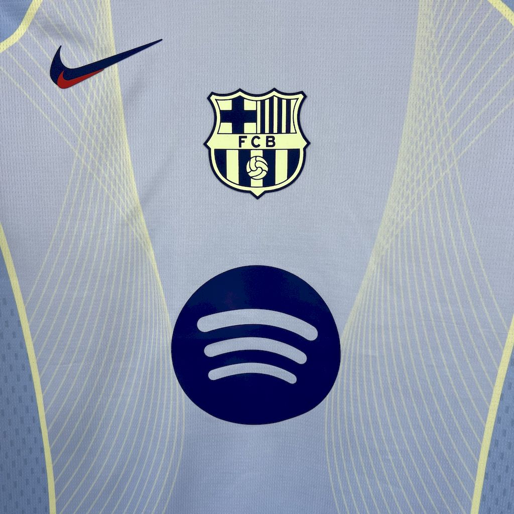 FC Barcelone maillot foot bleu ciel 2025 2026