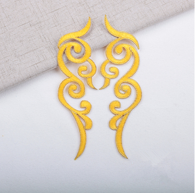 5PSC Xiangyun embroidery cloth patch, stage costume accessories, Xiangyun cloth patch, paired Xiangyun applique DA030