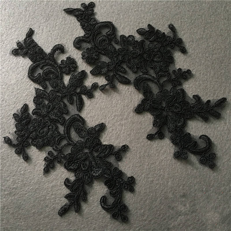 5PCS Car rib wedding dress decorative lace appliqués handmade DIY embroidery lace accessories CG064