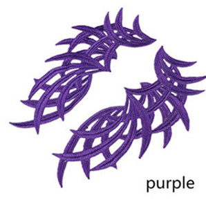 zsbszc 5 pairs Mirror white Flower Floral Lace Fabric Sewing Trim Wedding Dress Applique Lace patch/mixed batch   LP-DA101