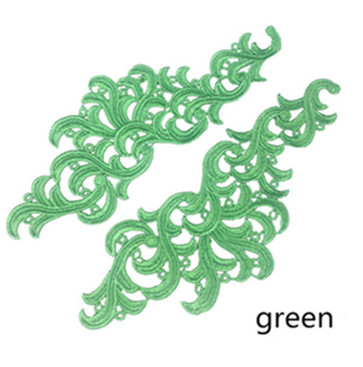 5 pairs Mirror  white Flower Floral Lace Fabric Sewing Trim Wedding Dress Applique Lace patch/mixed batch  LP-DA99