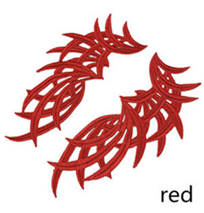 zsbszc 5 pairs Mirror white Flower Floral Lace Fabric Sewing Trim Wedding Dress Applique Lace patch/mixed batch   LP-DA101