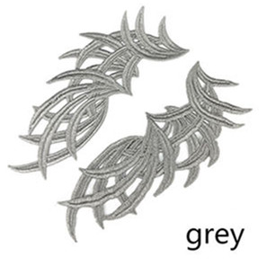 zsbszc 5 pairs Mirror white Flower Floral Lace Fabric Sewing Trim Wedding Dress Applique Lace patch/mixed batch   LP-DA101