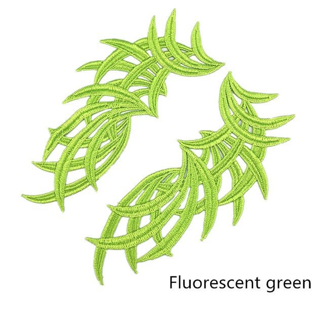 zsbszc 5 pairs Mirror white Flower Floral Lace Fabric Sewing Trim Wedding Dress Applique Lace patch/mixed batch   LP-DA101