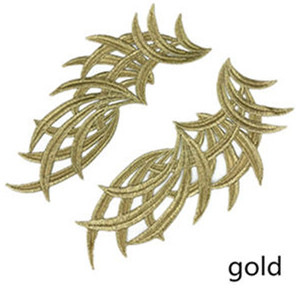 zsbszc 5 pairs Mirror white Flower Floral Lace Fabric Sewing Trim Wedding Dress Applique Lace patch/mixed batch   LP-DA101