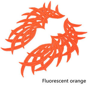 zsbszc 5 pairs Mirror white Flower Floral Lace Fabric Sewing Trim Wedding Dress Applique Lace patch/mixed batch   LP-DA101