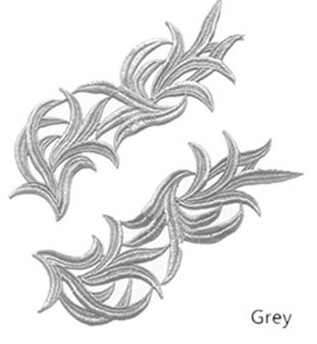 zsbszc 5 pairs Floral Lace Fabric Sewing Wedding Dress Applique Lace patch/mixed batch DA008