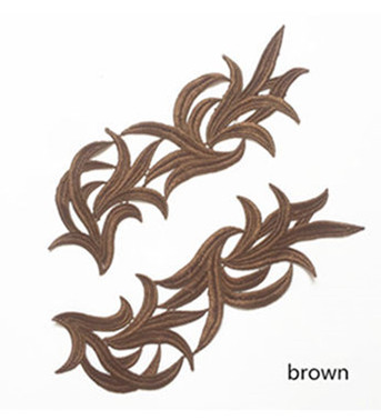 zsbszc 5 pairs Floral Lace Fabric Sewing Wedding Dress Applique Lace patch/mixed batch DA008