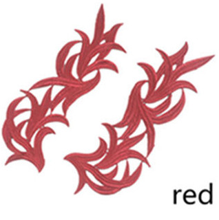 zsbszc 5 pairs Floral Lace Fabric Sewing Wedding Dress Applique Lace patch/mixed batch DA008