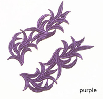 zsbszc 5 pairs Floral Lace Fabric Sewing Wedding Dress Applique Lace patch/mixed batch DA008