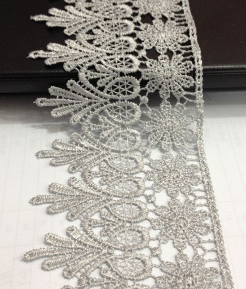 9CM  Lace manufacturers direct water-soluble embroidery lace curtains sofa pillow decoration small edges wholesale DB213