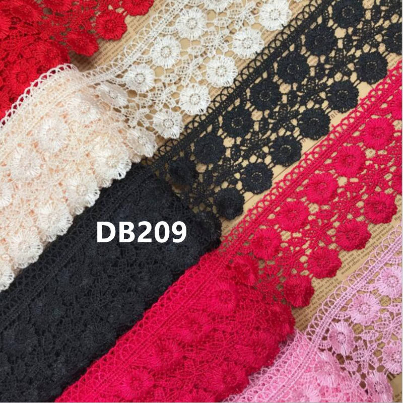 Korean version of water-soluble polyester silk lace 6.5cm in stock DIY sofa cushion decorative accessories lace DB209