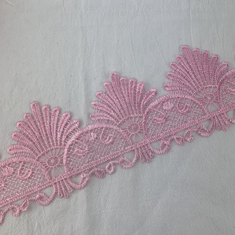 Fabric lace 9cm water-soluble lace color can be dyed  DB210