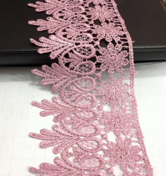 9CM  Lace manufacturers direct water-soluble embroidery lace curtains sofa pillow decoration small edges wholesale DB213