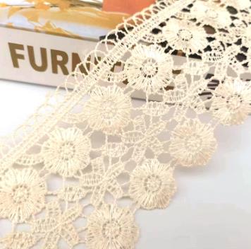 Korean version of water-soluble polyester silk lace 6.5cm in stock DIY sofa cushion decorative accessories lace DB209