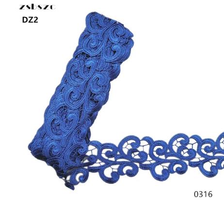 zsbszc embroidery lace width 8 cm water-soluble lace clothing skirt decorative collar ornaments sew on clothes DZ2