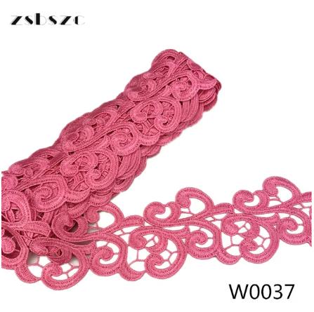 zsbszc embroidery lace width 8 cm water-soluble lace clothing skirt decorative collar ornaments sew on clothes DZ2