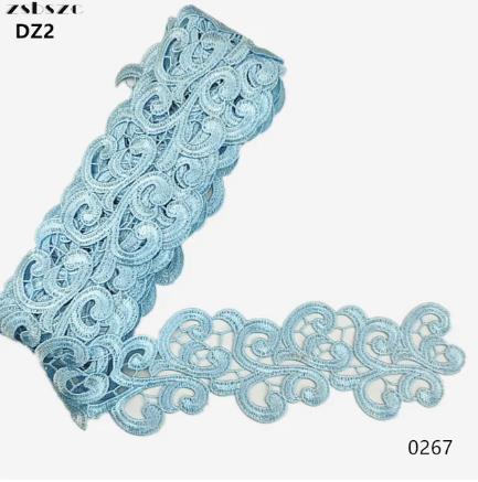 zsbszc embroidery lace width 8 cm water-soluble lace clothing skirt decorative collar ornaments sew on clothes DZ2