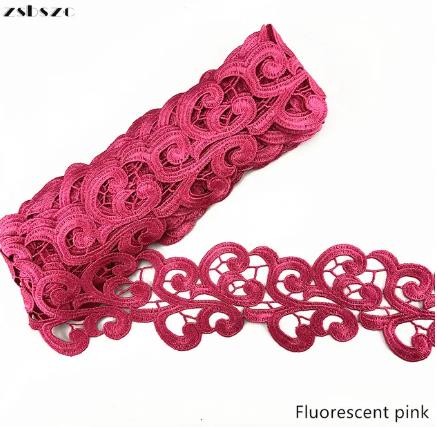 zsbszc embroidery lace width 8 cm water-soluble lace clothing skirt decorative collar ornaments sew on clothes DZ2