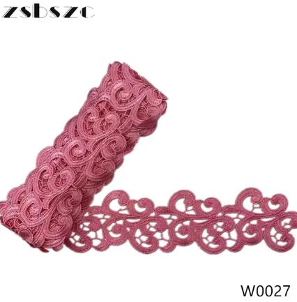 zsbszc embroidery lace width 8 cm water-soluble lace clothing skirt decorative collar ornaments sew on clothes DZ2
