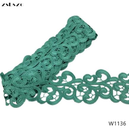 zsbszc embroidery lace width 8 cm water-soluble lace clothing skirt decorative collar ornaments sew on clothes DZ2