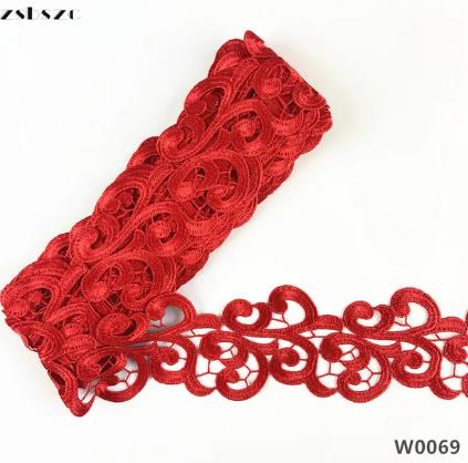 zsbszc embroidery lace width 8 cm water-soluble lace clothing skirt decorative collar ornaments sew on clothes DZ2