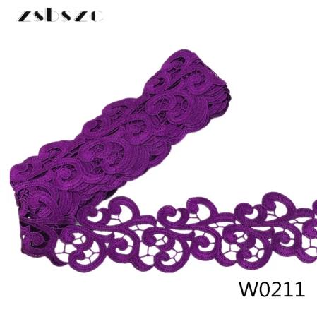 zsbszc embroidery lace width 8 cm water-soluble lace clothing skirt decorative collar ornaments sew on clothes DZ2