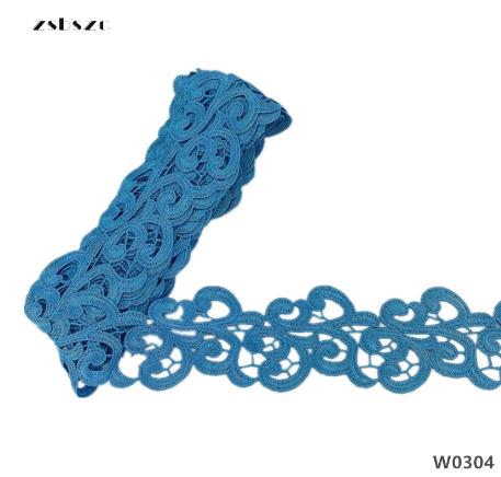zsbszc embroidery lace width 8 cm water-soluble lace clothing skirt decorative collar ornaments sew on clothes DZ2