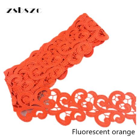 zsbszc embroidery lace width 8 cm water-soluble lace clothing skirt decorative collar ornaments sew on clothes DZ2