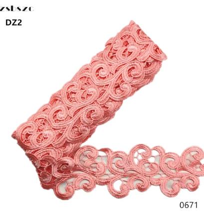 zsbszc embroidery lace width 8 cm water-soluble lace clothing skirt decorative collar ornaments sew on clothes DZ2