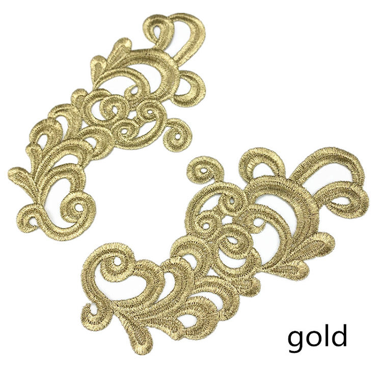 5PCS   multicolors embroidered patches for clothes kids clothing fluorescent color dress clothes accessories CDJ06