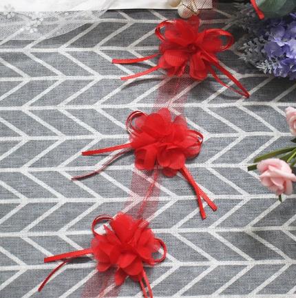 2 yards New butterfly ribbon 6cm chiffon 3D flowers clothing wedding dress headdress DIY accessories XF16