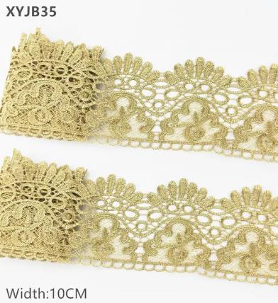 2y gold lace DIY lolita garment accessories sewing lace trim width 1.2-12CM the queen dress wedding lace material  XYJB01 -XYJB36