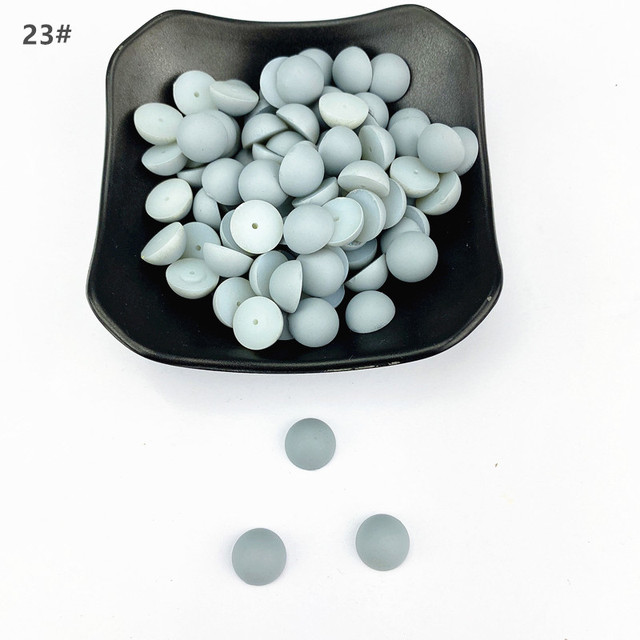 500pcs 12mm Flatback Half Round Plastic ABS matte Pearl Craft Beads For DIY Jewelry Scrapbook Hair Clothes accessories ZZ080