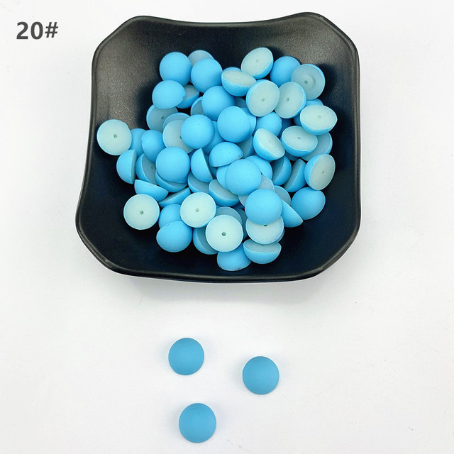 500pcs 12mm Flatback Half Round Plastic ABS matte Pearl Craft Beads For DIY Jewelry Scrapbook Hair Clothes accessories ZZ080