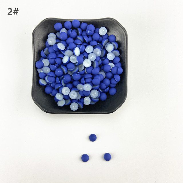 zsbszc 100pcs 12mm Flatback Half Round Plastic ABS matte Pearl Craft Beads Customizable colors beads Clothes accessories ZZ080