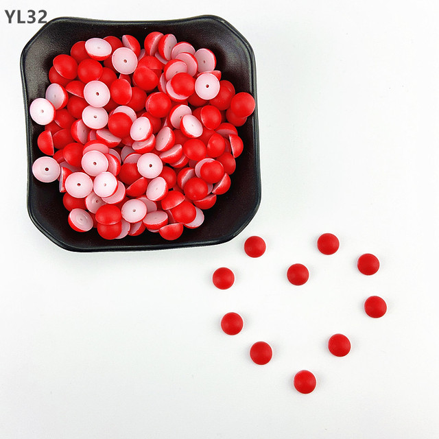 zsbszc hot white black red 6mm 10mm flat Half Round Plastic ABS matte бусины Customizable colors beads Clothes accessories ZZ080