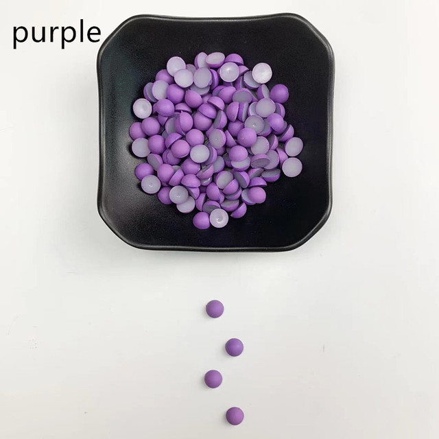 200pcs 8mm Flatback Half Round Plastic ABS matte Pearl Craft Beads For DIY Jewelry Craft Scrapbook Hair Clothes and shoes accessories ZZ080