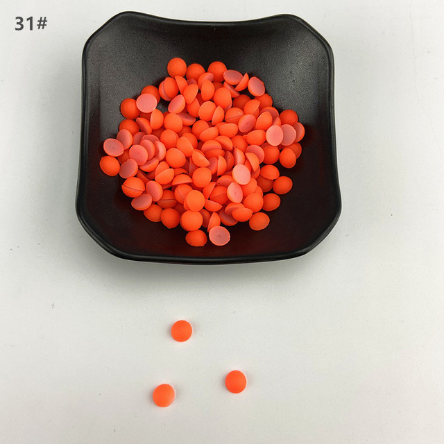 200pcs 8mm Flatback Half Round Plastic ABS matte Pearl Craft Beads For DIY Jewelry Craft Scrapbook Hair Clothes and shoes accessories ZZ080