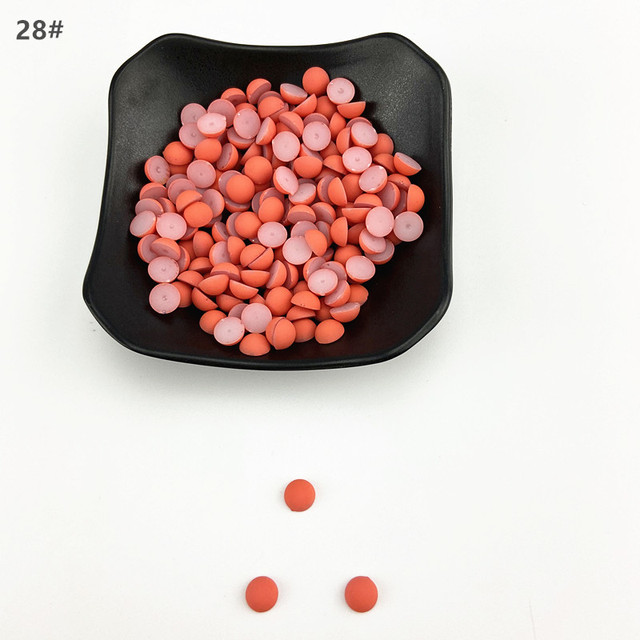 200pcs 8mm Flatback Half Round Plastic ABS matte Pearl Craft Beads For DIY Jewelry Craft Scrapbook Hair Clothes and shoes accessories ZZ080