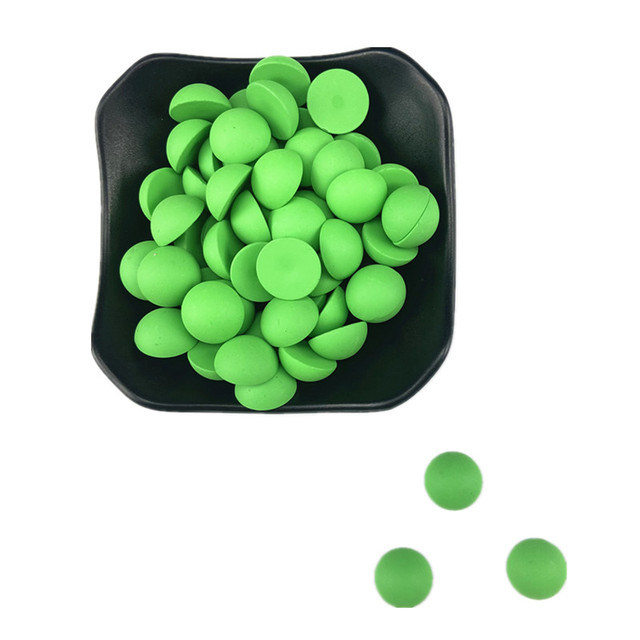 zsbszc 50pcs 16mm Flatback semicircl Plastic ABS matte Pearl Craft Beads For DIY Jewelry bracelet Clothes accessories ZZ106