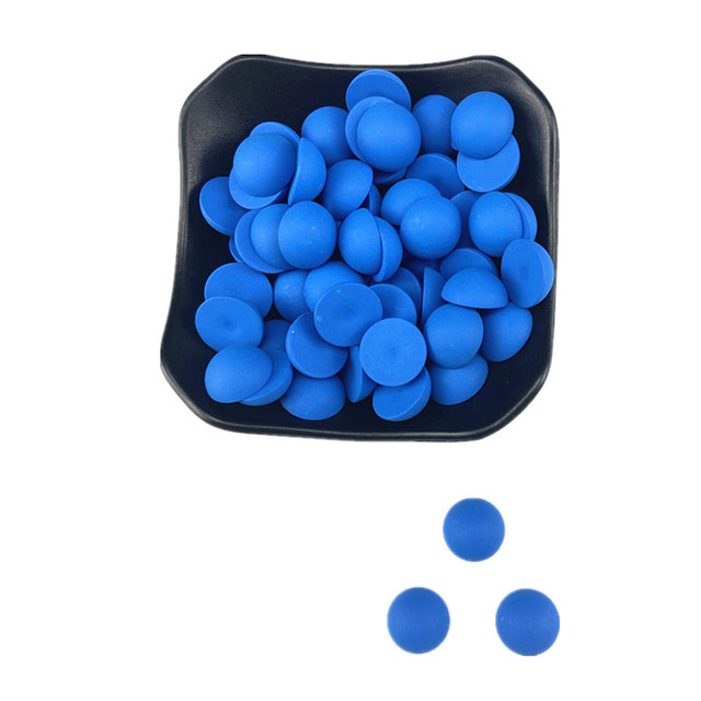 zsbszc 50pcs 16mm Flatback semicircl Plastic ABS matte Pearl Craft Beads For DIY Jewelry bracelet Clothes accessories ZZ106