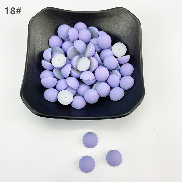 200pcs 8mm Flatback Half Round Plastic ABS matte Pearl Craft Beads For DIY Jewelry Craft Scrapbook Hair Clothes and shoes accessories ZZ080